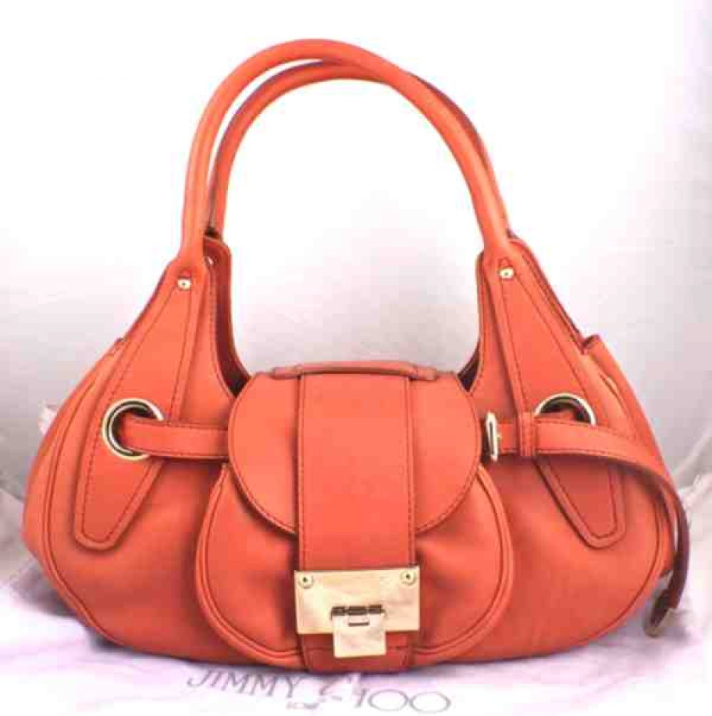 jimmy choo orange bag