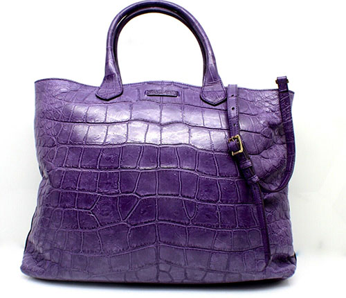 Burberry Prorsum Clutch Bag Shoulder Pink Purple Rubber Leather Women's  Burberry