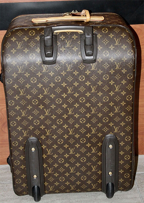 Vintage Louis Vuitton Monogram Pagase Luggage on Wheels. -  in