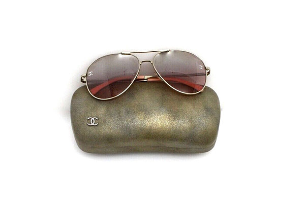 CHANEL Aviator 4207 Gold Mirrored CC Sunglasses  Fashion Reloved