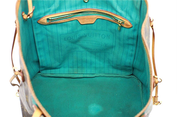 Louis Vuitton Limited Edition Green Monogram Velour Clyde Mon Bag