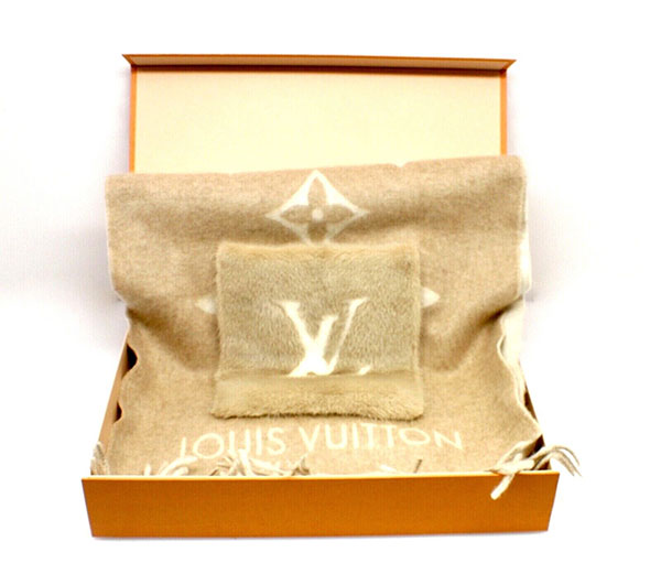 Louis Vuitton Monogram Muffler Escharplay Cabic Gradient Cashmere